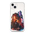 Tokyo After Dark Japanese anime street phone case with neon lights, vending machine and young man