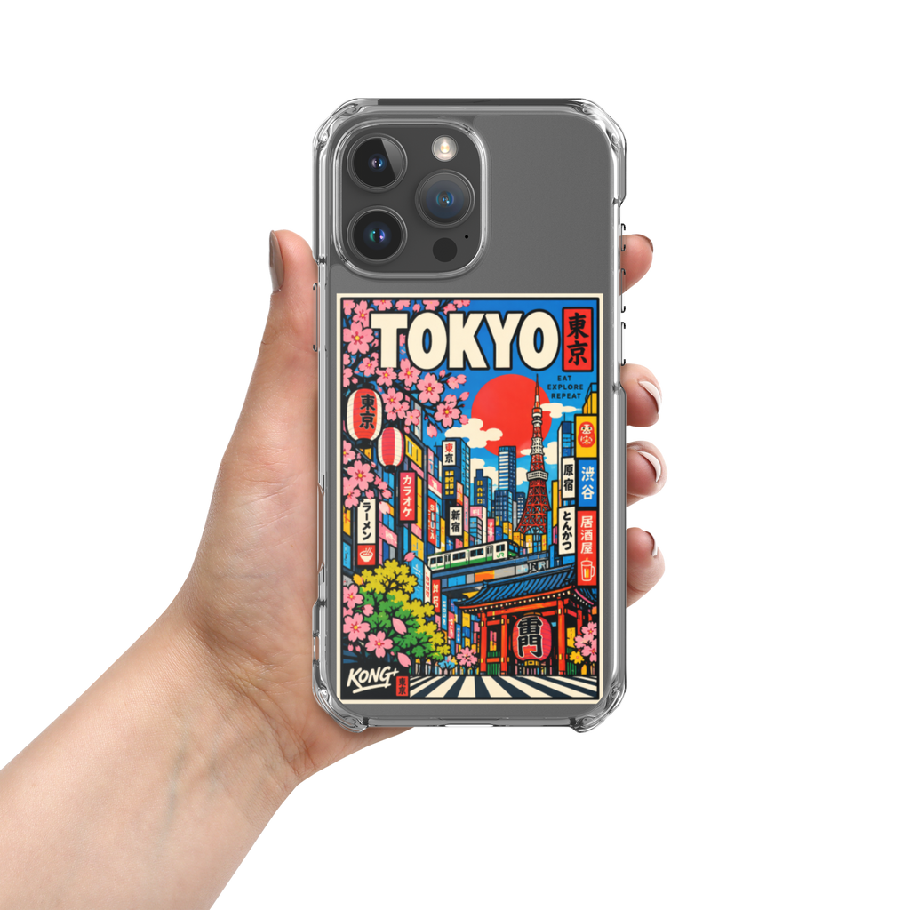 KONG+ Tokyo – Japanese City | MegSafe iPhone clear case
